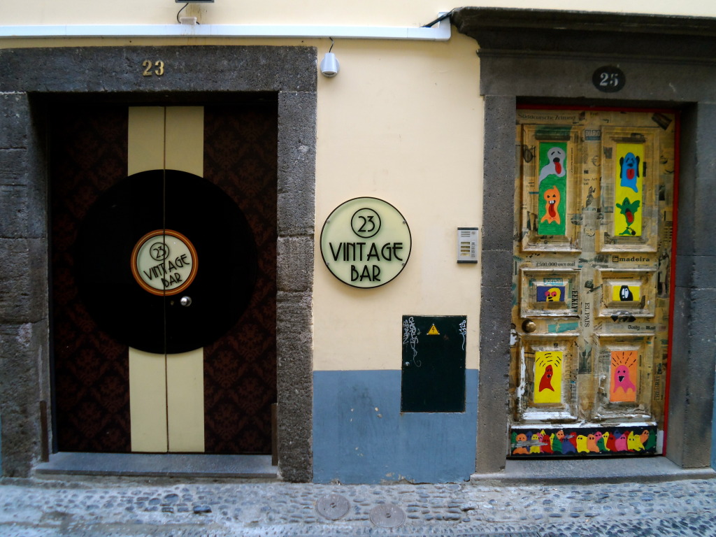 Vintage bar in Funchal.
