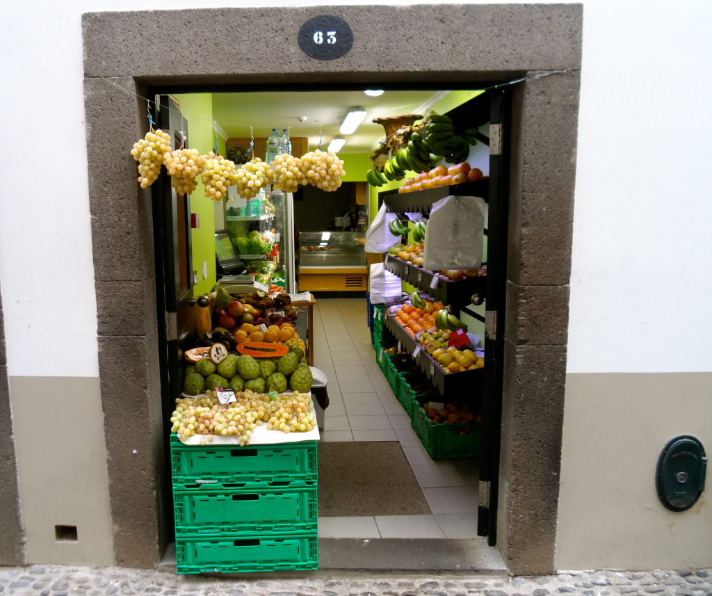 Grocery store in Funchal.