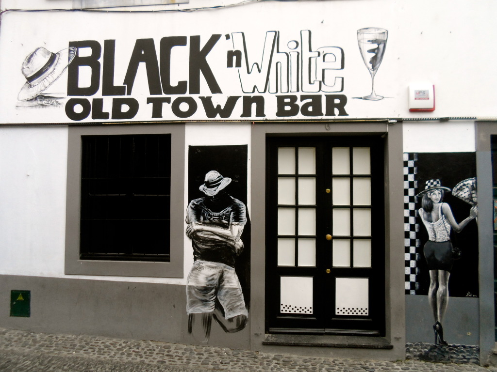 Bar in the old part of Funchal.