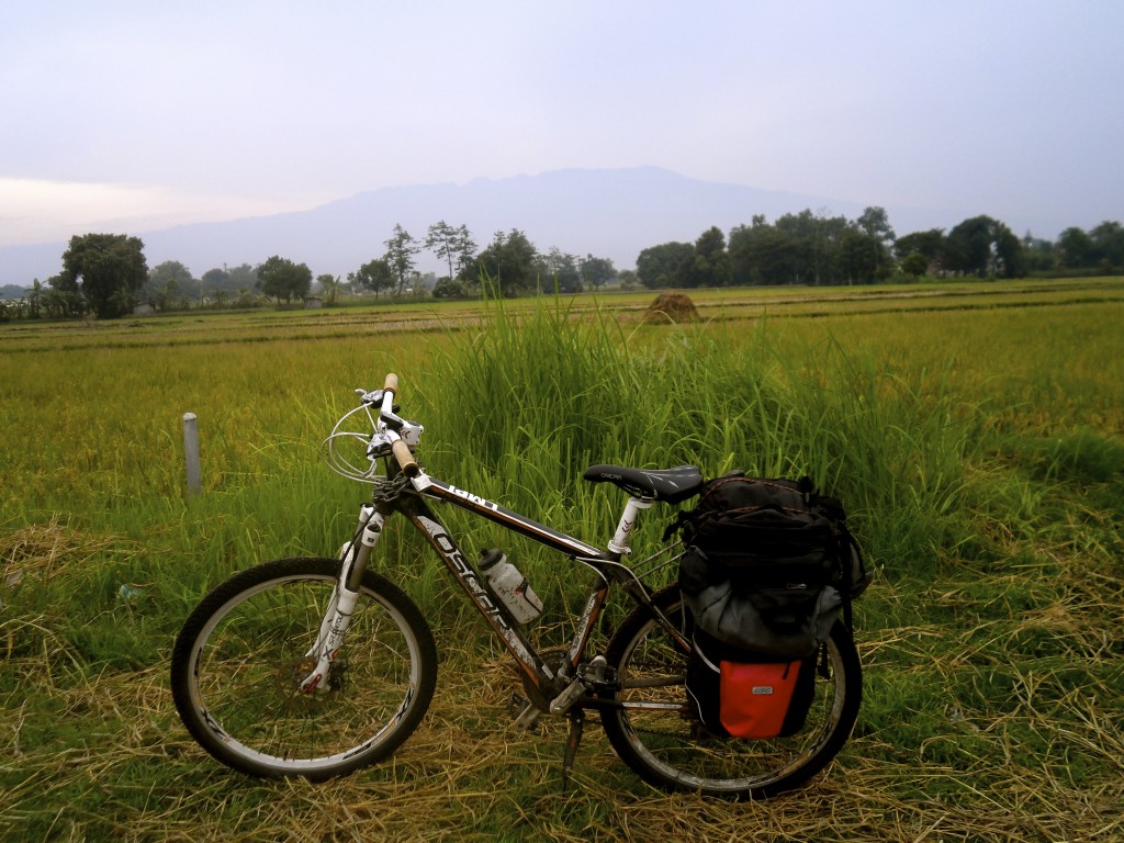 My bicycle in Indonesia.