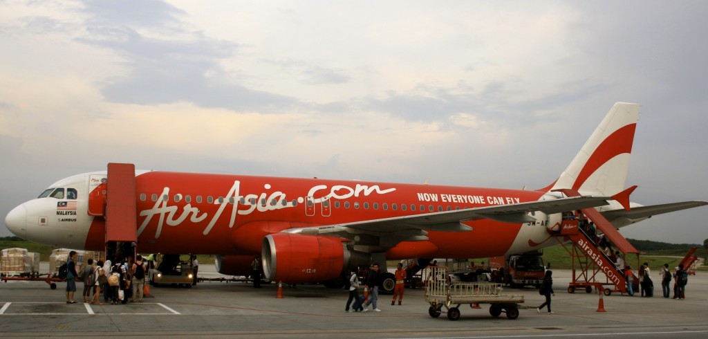Flying with Air Asia.