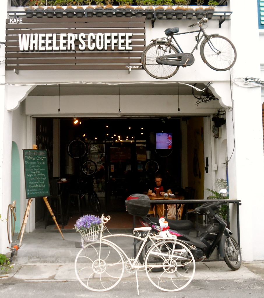 Bicycle cafe in Malaysia