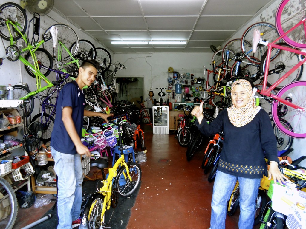My local bike shop in George Town, Penang.