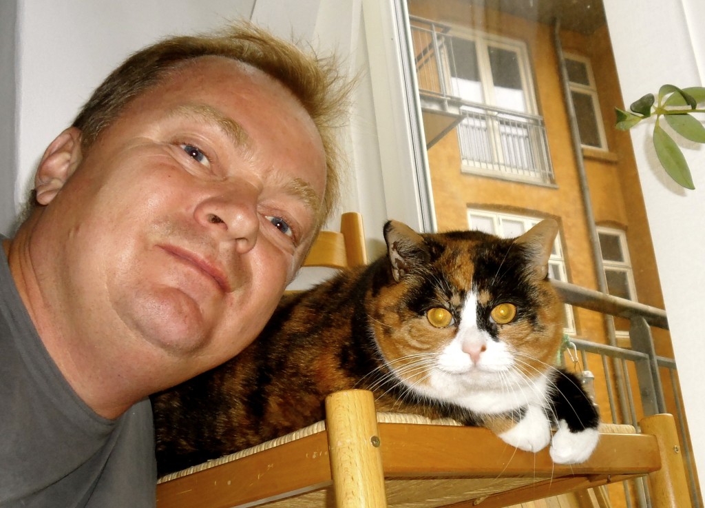 Me and a Copenhagen cat.