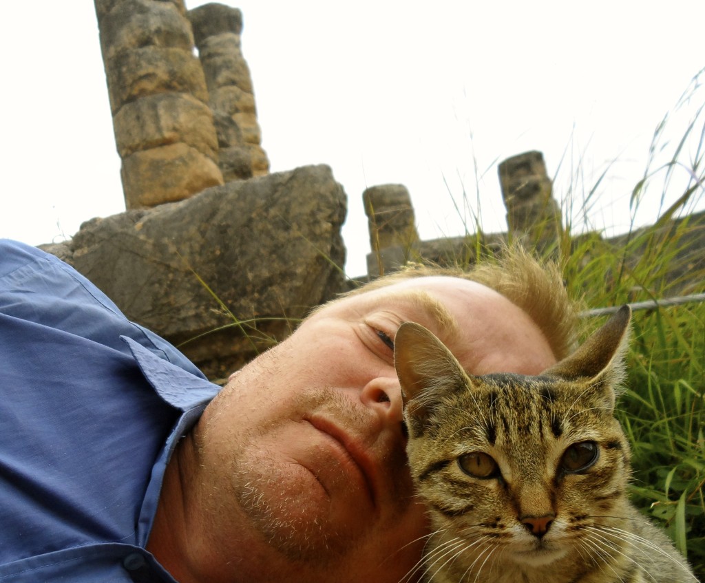 Me and a greek cat.