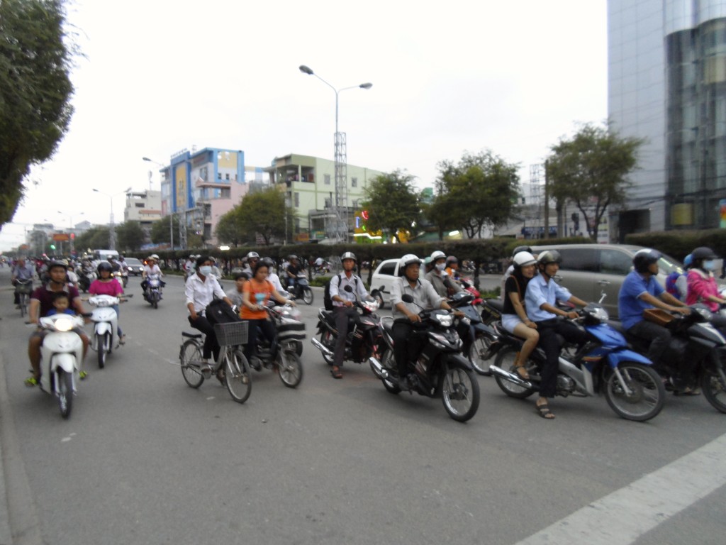 Vietnamese traffic.
