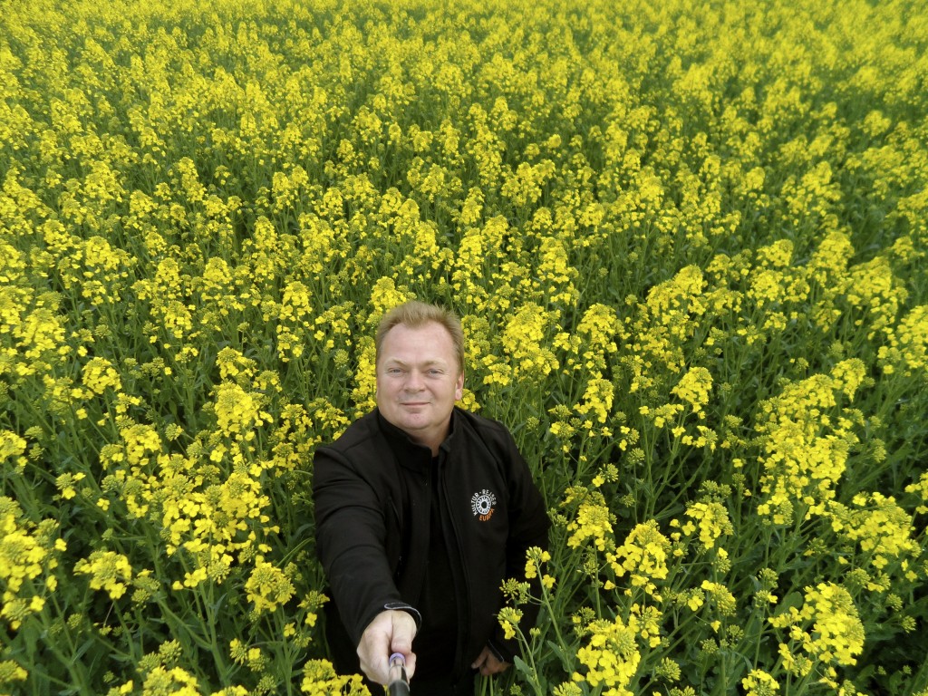 Me in the rapeseed field at Horne Land.