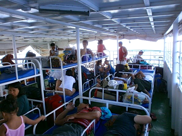 The overnight ferry to Cuyo Island