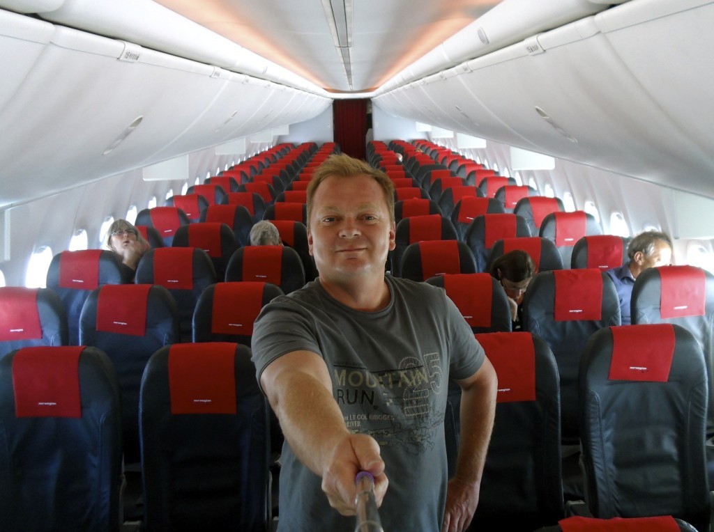 Flying with Norwegian.