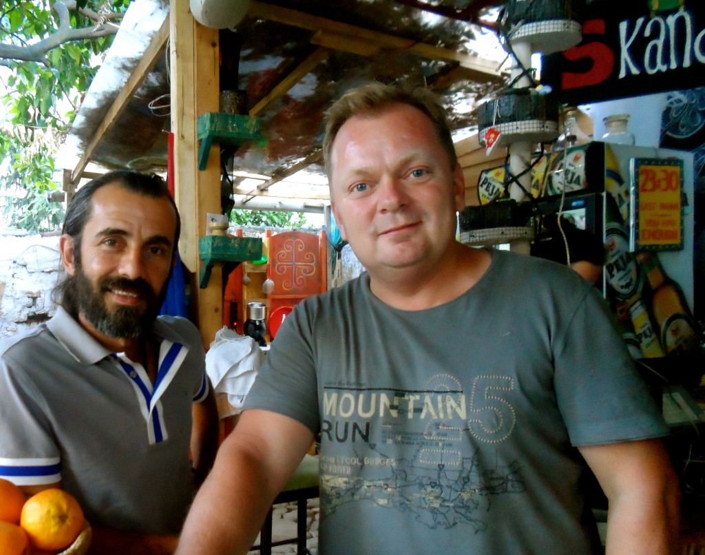 Ilir and me at Tirana Backpacker.