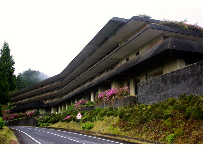 Hotel Monte Palace, seen from the road.