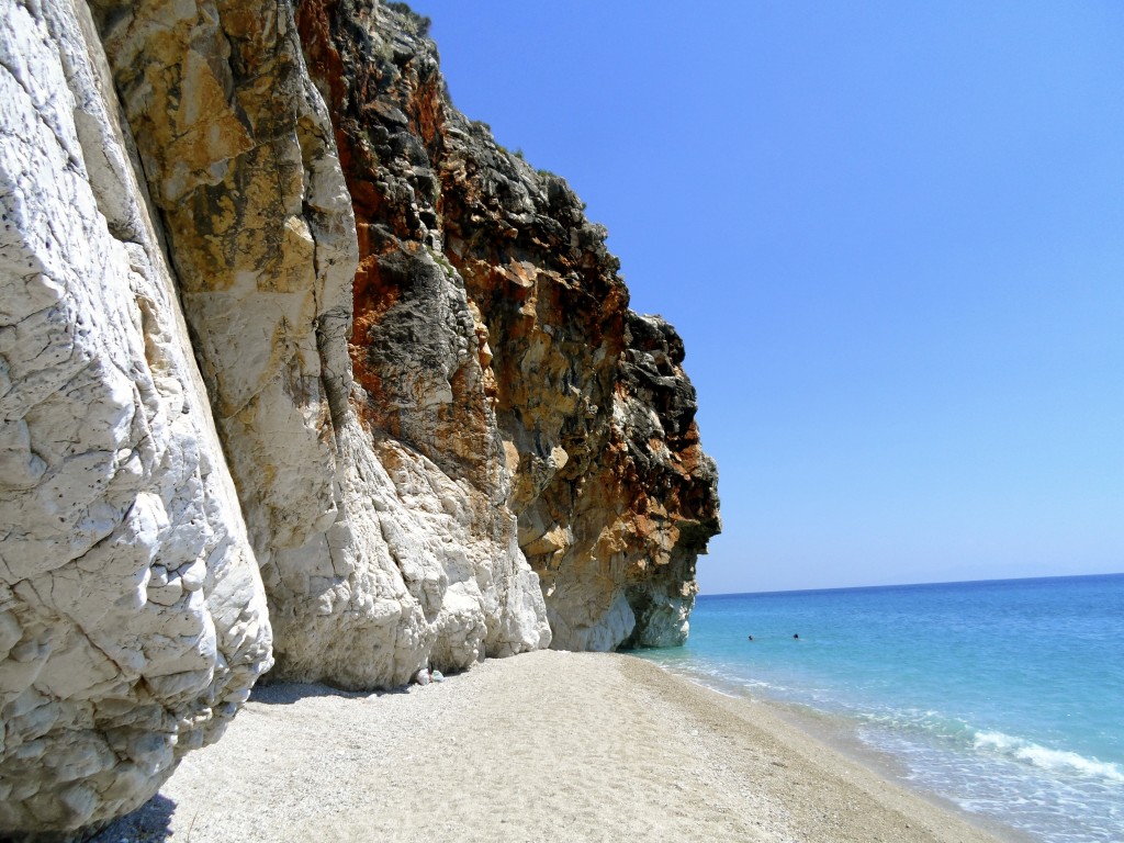 Gjipe Beach in Albania.