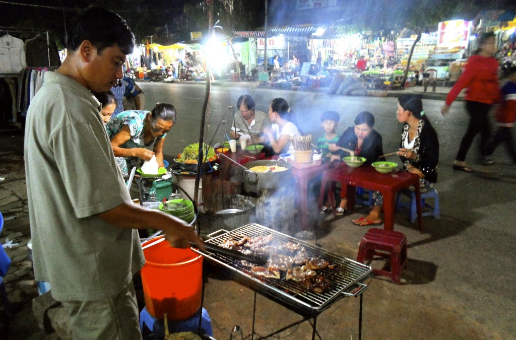 Vietnamese street kitchen.