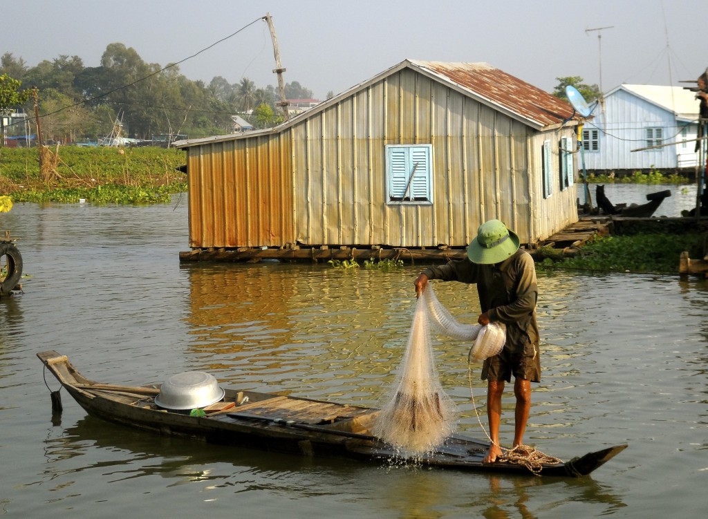 Vietnamese fisherman.