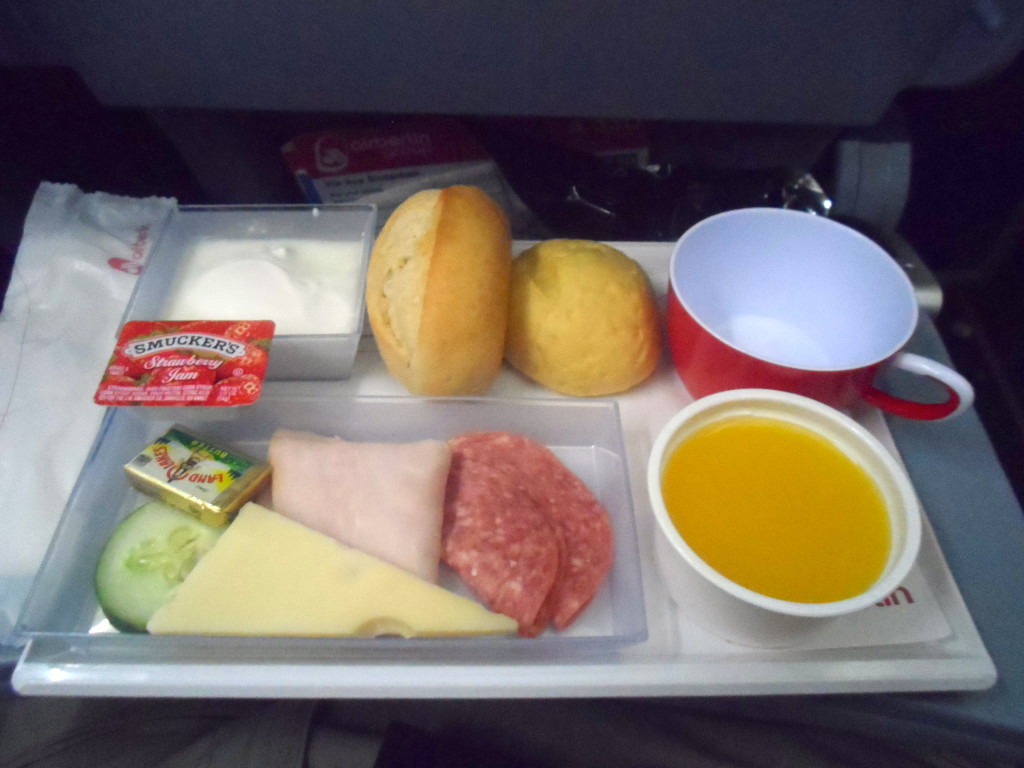 My Air Berlin breakfast on my flight to Miami.