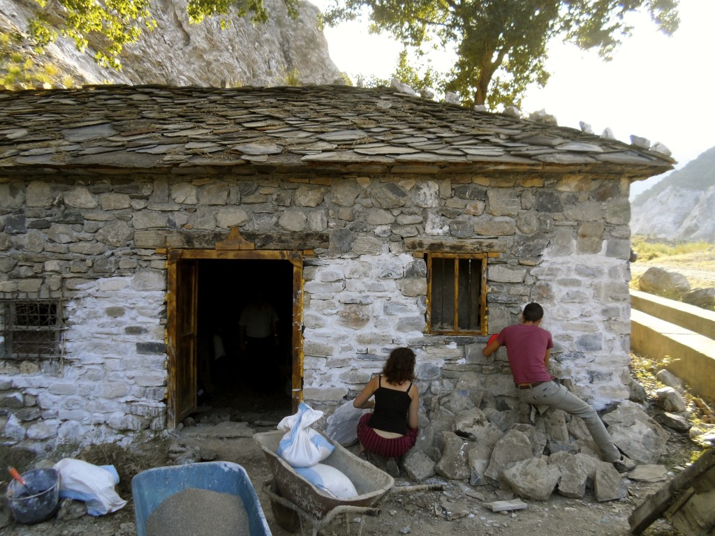 Volunteering in Albania.