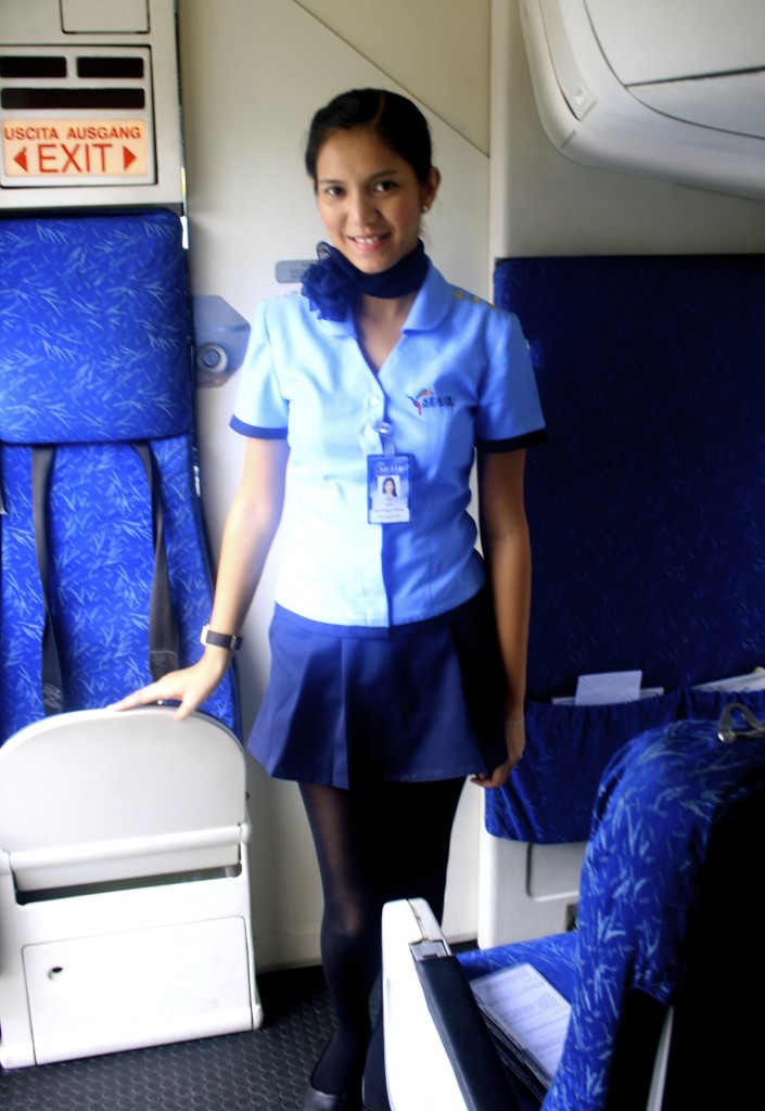 Philippine cabin crew is as pretty as Manila airport is ugly.