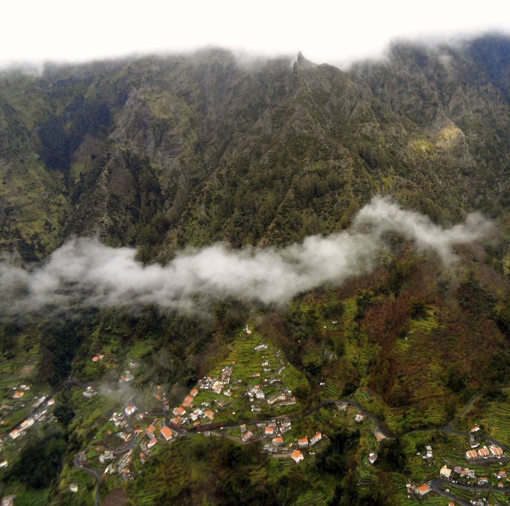 It's sometimes a long way down on Madeira.