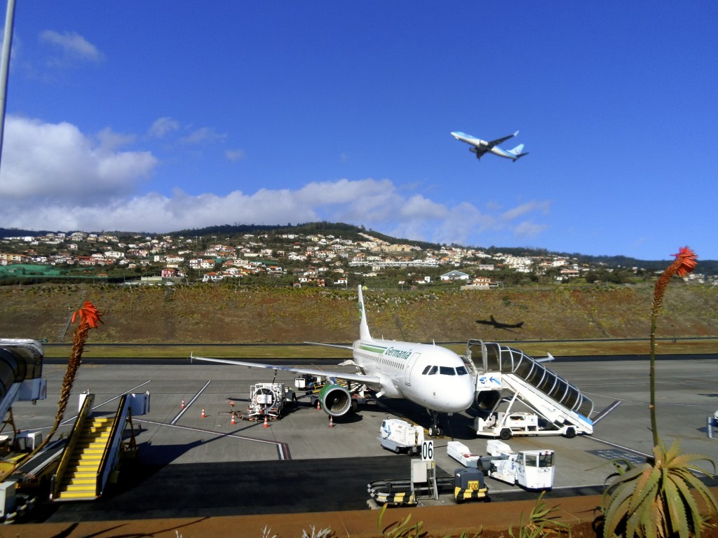 Madeira has a nice airport.