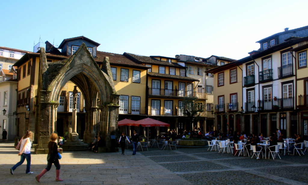 The old town of Guimaraes.