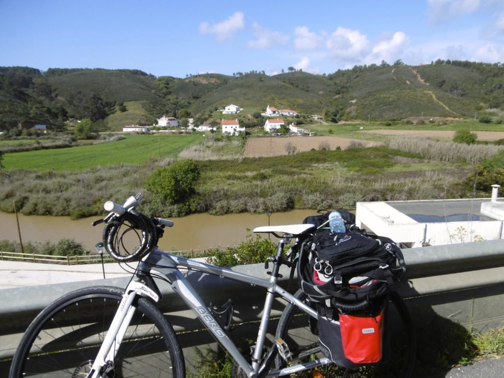 Tour cycling in Portugal.