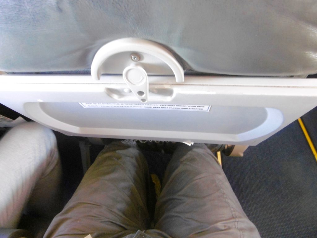 Not much legspace on Croatia Airlines.