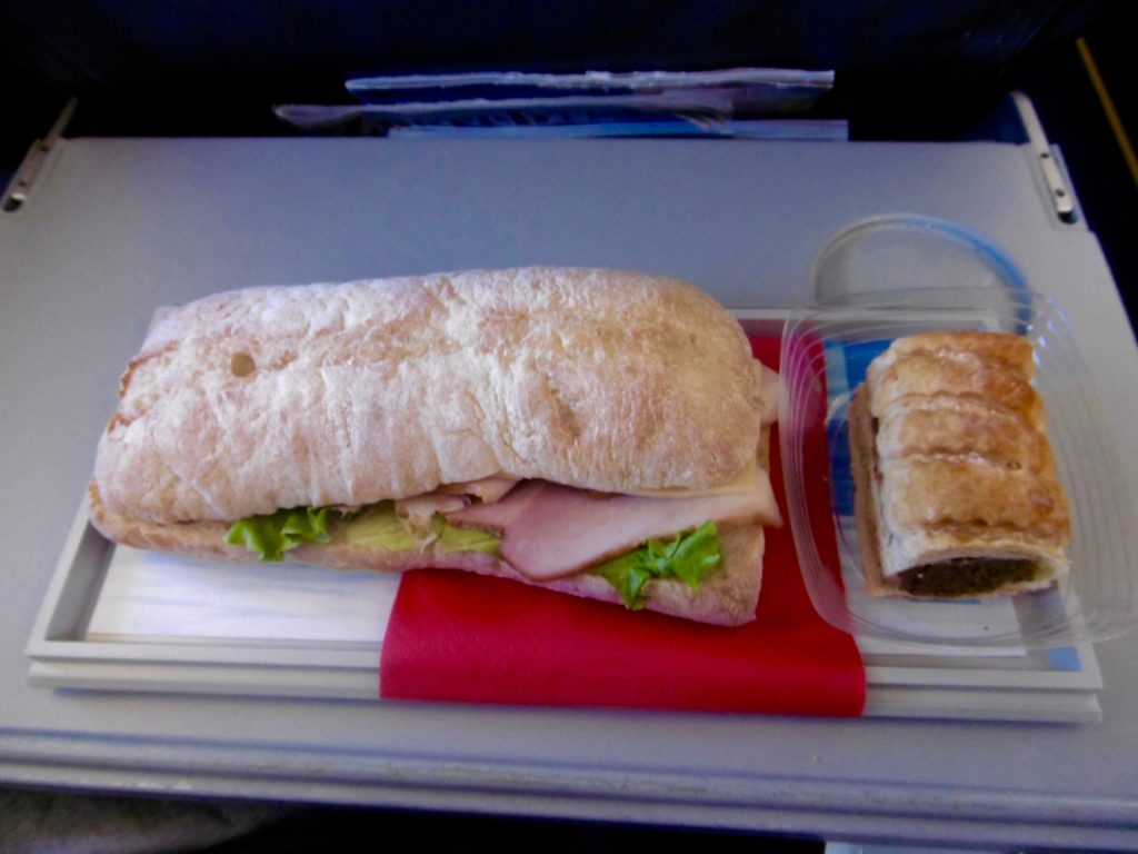 My food on Croatia Airlines.