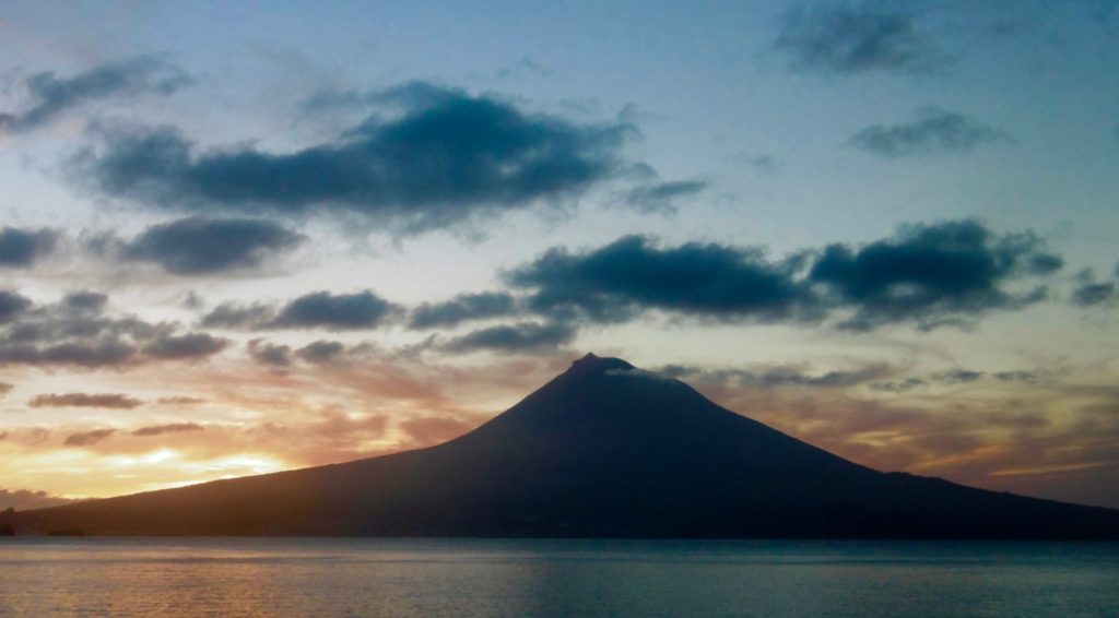 The Pico volcano on the Azores.