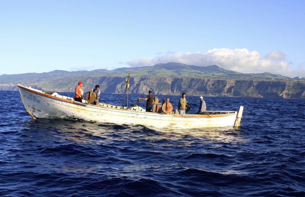 Fishermen on the Azores.