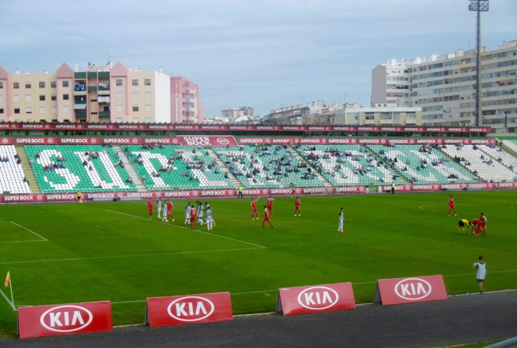 The stadium in Setubal.
