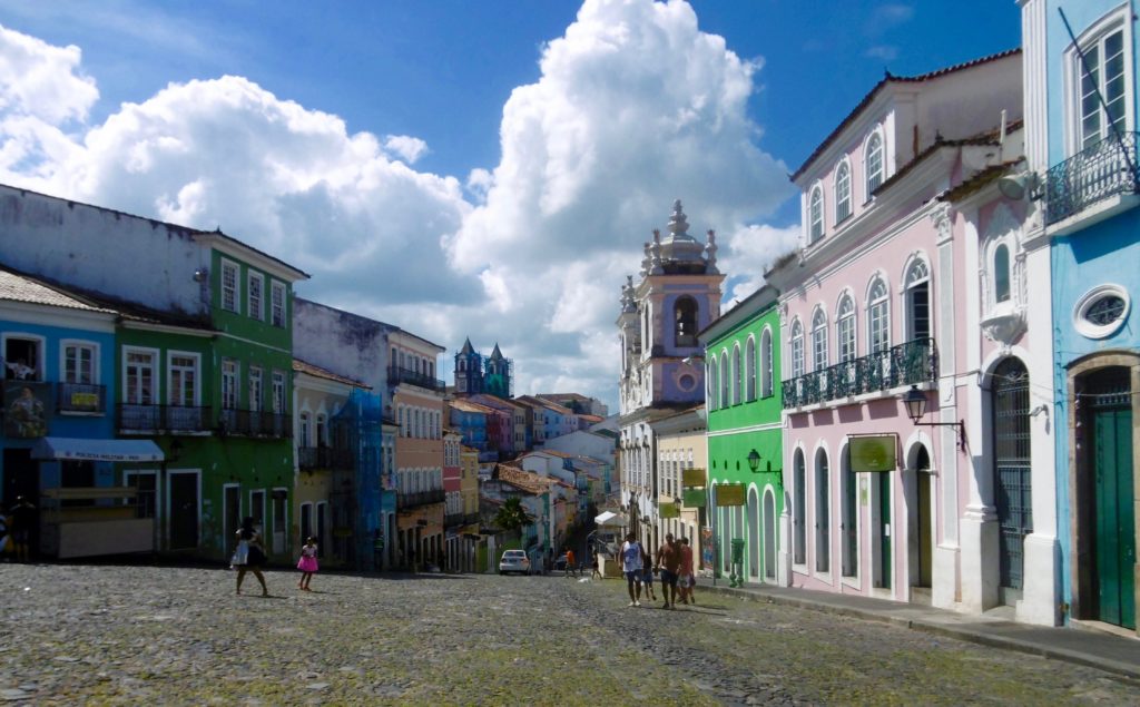 The old part of Salvador da Bahia, called Pelourinho.