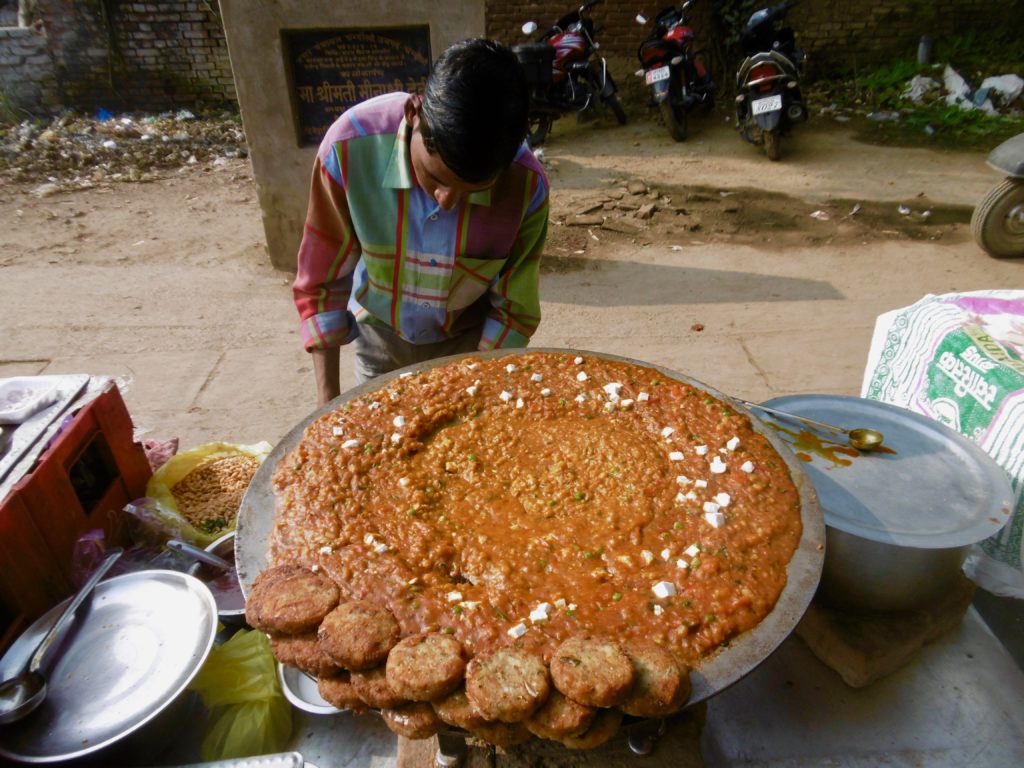 Indian streetfood is so yummy, even when it has no meat in it.