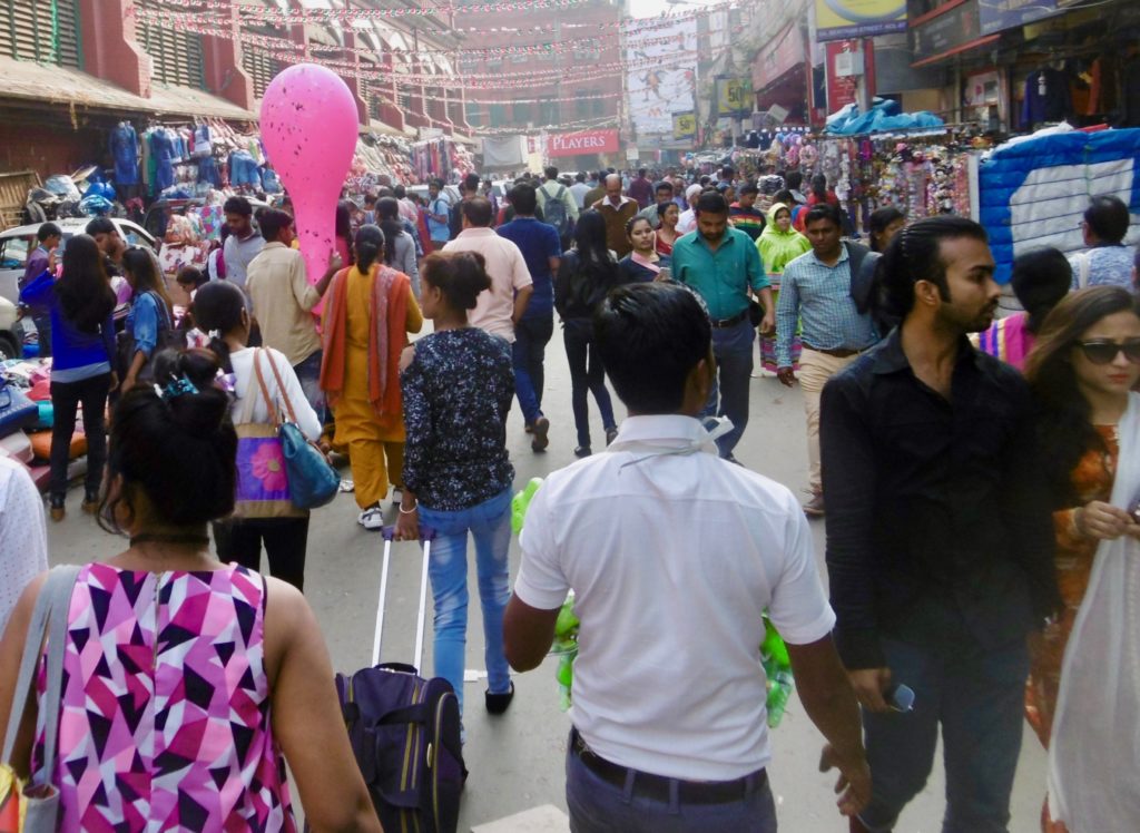 Kolkata is bustling with people.