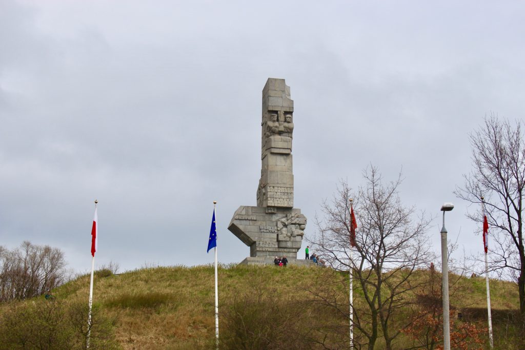 Memorial at Westerplatte.
