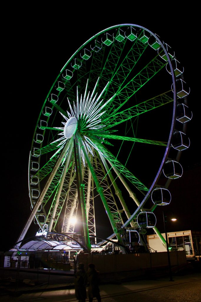 Ferris wheel in Gdansk.
