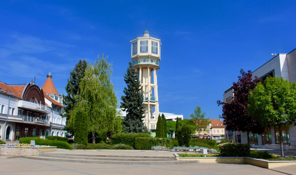 The main square in Siofok.