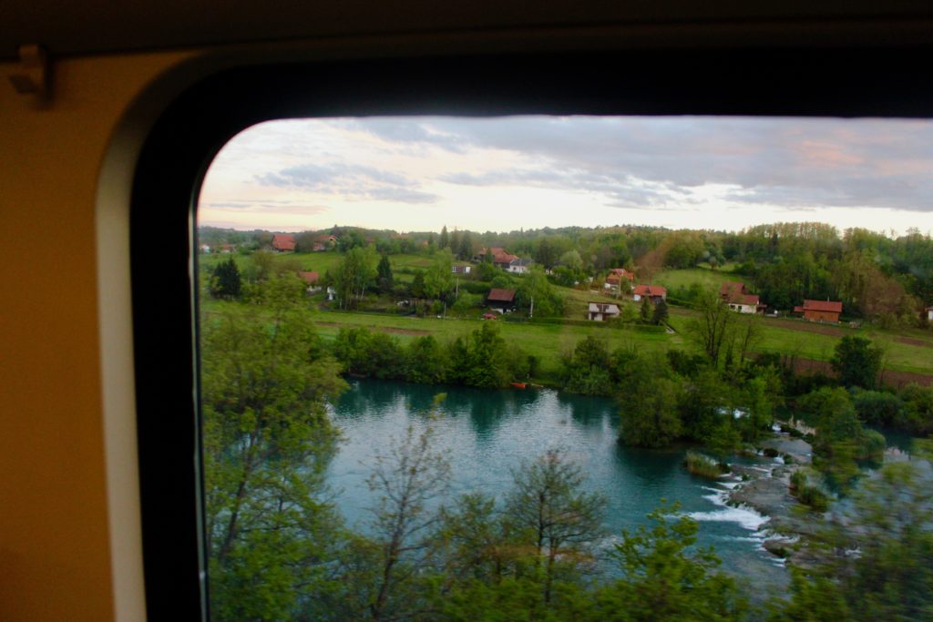 The train journey from Zagreb to Split is a scenic journey.