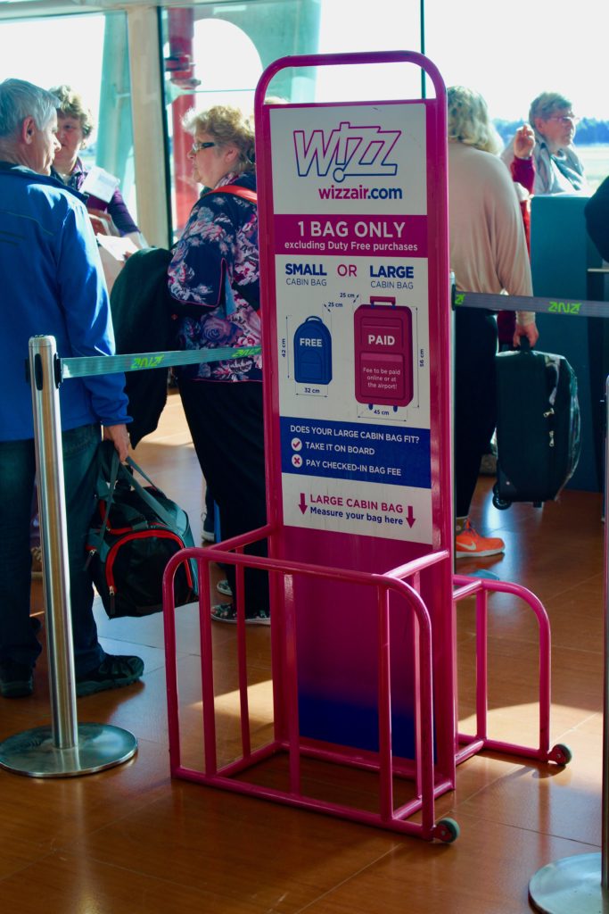 Luggage rules are very strict on Wizzair.