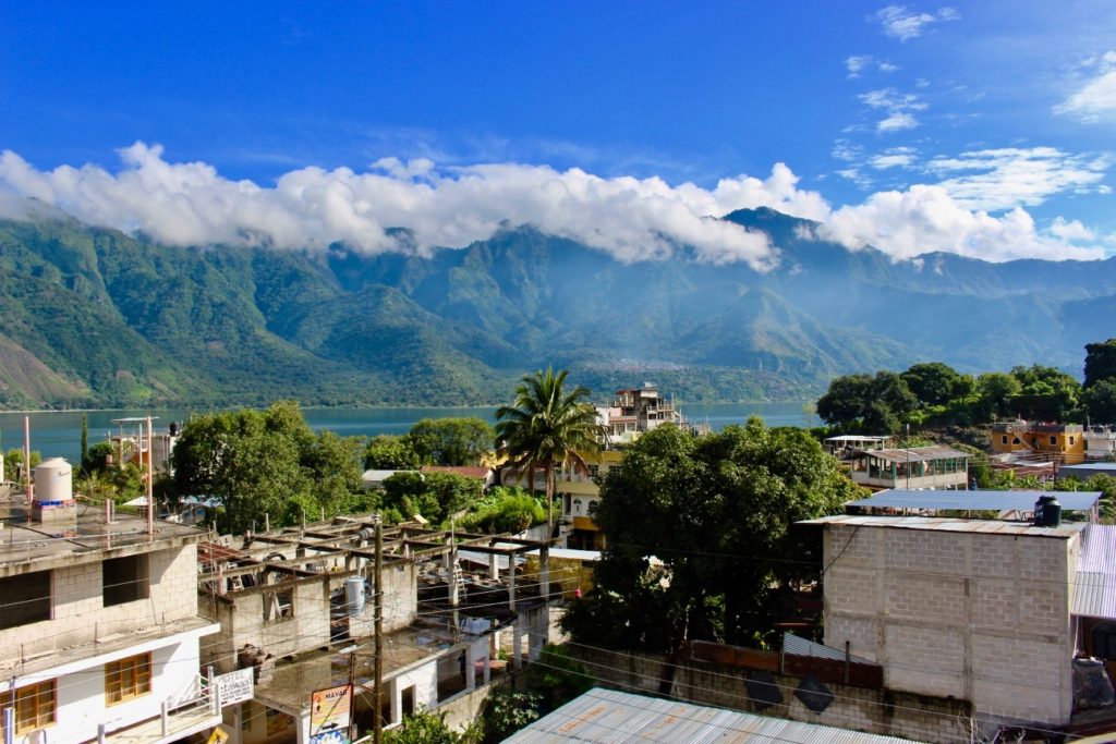 The view from the roof at Hospedaje Lolita.