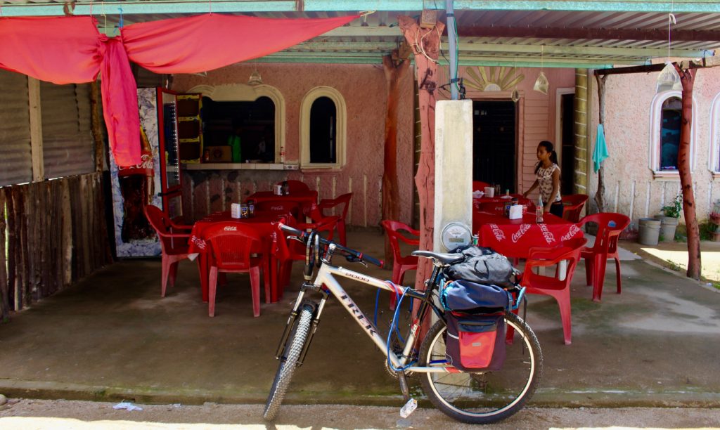 Lunch break at a roadside restaurant in Chiapas.