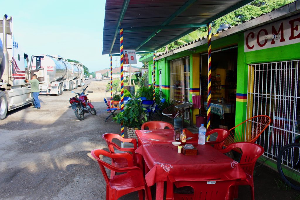 Truck stop cafe in Oaxaca.