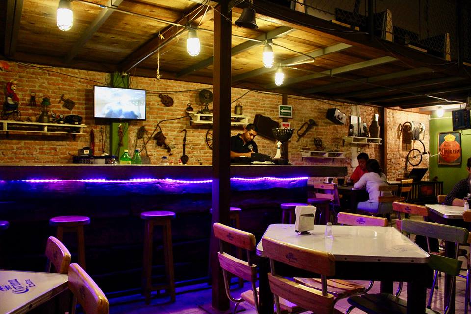 Fieles Difuntos bar in San Luis Potosi.