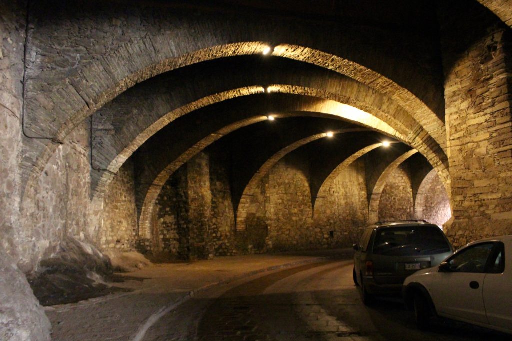 One of the many tunnels in Guanajuato.