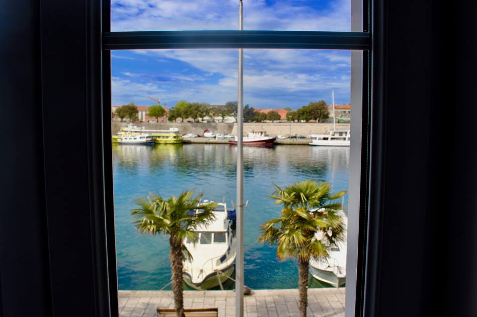 Lovely view from my room in Zadar, Croatia.