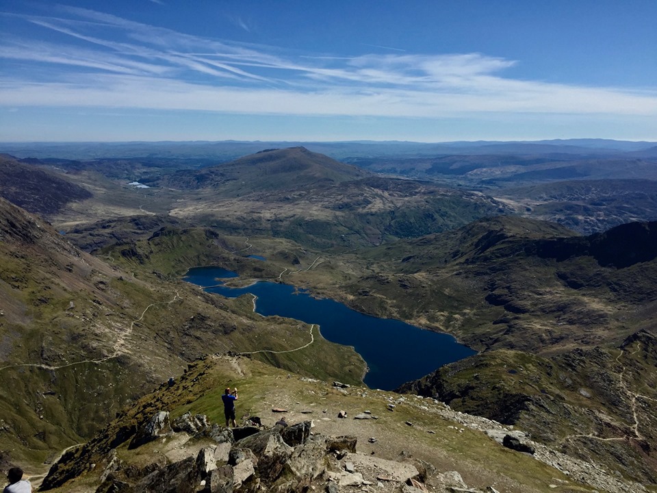 The view from Mount Snowden.