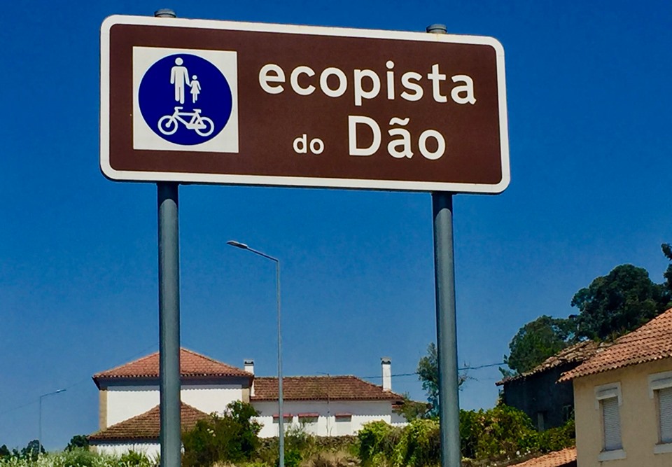 Ecopista do Dao sign.