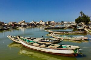  Senegalese fishing boats.