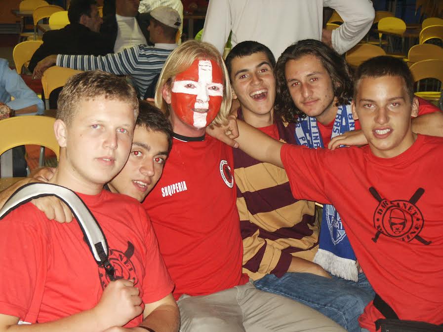 Albanian fans.