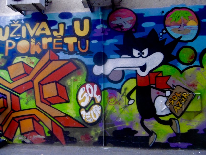 Sarajevo street art.