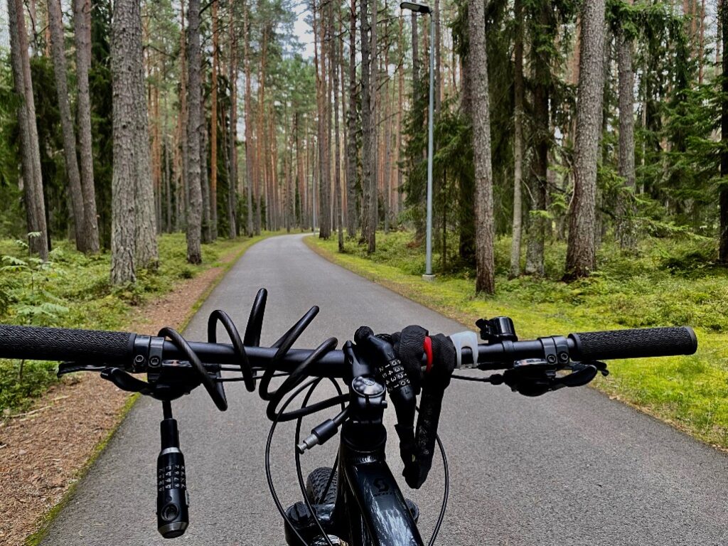 cycling Estonia.